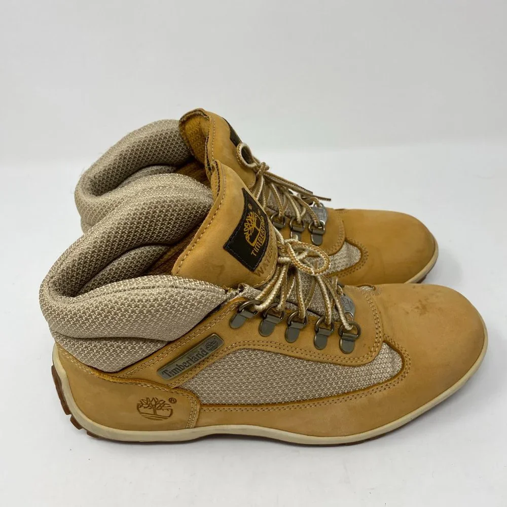Timberland Waterproof Ankle Boots Hiking Outdoor Genuine Leather Shoes Size 8M